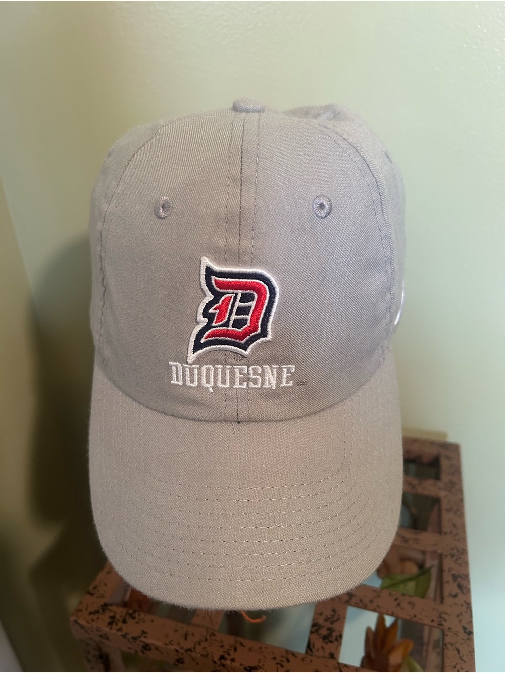 Nike Heritage86 Duquesne University Dukes Hat Cap Grey Dri-FIT Adjustable OSFM